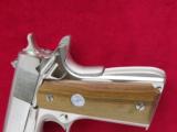 Colt MK IV Series 70 1911 Government Model, Nickel Finished, Cal. .45 ACP - 5 of 10