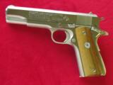 Colt MK IV Series 70 1911 Government Model, Nickel Finished, Cal. .45 ACP - 2 of 10