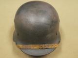  German M40 Heer Single Decal Helmet, World War II
- 3 of 12