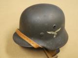 WWII German Luftwaffe M40 Helmet
- 3 of 15