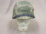 WWII German M40 Helmet with a 44 Marsh Pattern Camo Cover, World War 2 - 2 of 13
