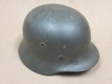 WWII German M40 Helmet with a 44 Marsh Pattern Camo Cover, World War 2 - 9 of 13