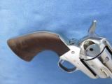 U.S. Patent Fire Arms Mfg. Co. Single Action Army, Cal. .45 Colt, Nickel Finish, 7 1/2 Inch Barrel, USFA - 6 of 7