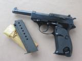 1966 Walther P-38 9mm Pistol w/ Extra Magazine SOLD - 1 of 25