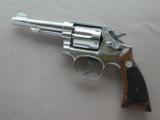 1977 Smith & Wesson Model 10-5 .38 Special Revolver in Nickel Finish
- 2 of 25