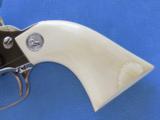 Colt Single Action, 3rd Gen., Cal. .45 ACP/.45 LC Dual Cylinders, 4 3/4 Inch Barrel, Nickel Finished - 6 of 9