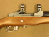 Ruger Mini-14 Ranch Rifle, Cal. .223, Stainless, Hardwood Stock - 4 of 13
