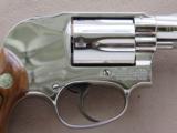 1976 Smith & Wesson Model 38 Airweight Bodyguard .38 Special in Nickel w/ Original Box, Cleaning Kit, & Paperwork SOLD - 7 of 25