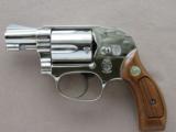 1976 Smith & Wesson Model 38 Airweight Bodyguard .38 Special in Nickel w/ Original Box, Cleaning Kit, & Paperwork SOLD - 2 of 25