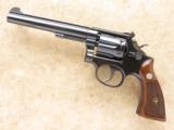  Smith & Wesson Model 17 K-22 Masterpiece, Cal. .22 LR, 6 inch barrel, Late 1950's, SOLD - 1 of 8