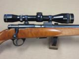1999 Anschutz Model 1710D Heavy Barrel Classic .22 Rifle w/ Leupold VX-II 3-9x33 Ultralight EFR Scope SALE PENDING - 2 of 25