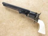 Colt 1851 Navy, Cased, 2nd Generation (1970's), with Carved Ivory Grips, .36 Calibefr Percussion - 2 of 16
