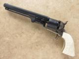 Colt 1851 Navy, Cased, 2nd Generation (1970's), with Carved Ivory Grips, .36 Calibefr Percussion - 16 of 16