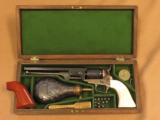 Colt 1851 Navy, Cased, 2nd Generation (1970's), with Carved Ivory Grips, .36 Calibefr Percussion - 15 of 16