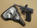 WW2 Walther AC42 P-38 w/ 1942 Dated "CWW" Hardshell Holster & Extra Magazine SOLD - 1 of 25