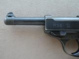 WW2 Walther AC42 P-38 w/ 1942 Dated "CWW" Hardshell Holster & Extra Magazine SOLD - 3 of 25