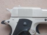 Factory 2-Tone Colt 70 Series 1911 MkIV .45 ACP Pistol in Electroless Nickel/Blue *SALE PENDING - 10 of 25