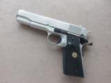 Factory 2-Tone Colt 70 Series 1911 MkIV .45 ACP Pistol in Electroless Nickel/Blue *SALE PENDING - 1 of 25