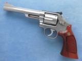 Smith & Wesson Model 66 Combat Magnum, Cal. .357 Magnum, 6 inch barrel, Stainless steel - 1 of 7