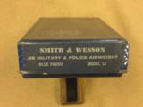 Smith & Wesson Model 12 Airweight, Cal. .38 Special, 2 Inch Barrel, Blue Finished, Alloy Frame w/ Original Box - 4 of 11