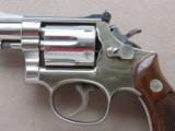1977 Smith & Wesson Model 15-3 .38 Spl. w/ 2" Barrel Factory Nickel Finish ** K-38 Combat Masterpiece ** - 6 of 25