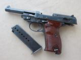 WW2 1943 Spreewerke CYQ P-38 9mm Pistol
** Excellent! ** - 21 of 25