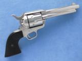 Colt Single Action Army, 1st year 2nd Generation, Cal. .38 Special. 5 1/2 Inch Barrel, Factory Nickel Plated, All Original - 9 of 10