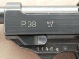 WW2 Mauser BYF43 Code P-38 Pistol 9mm *** EXCELLENT! *** SOLD - 22 of 25
