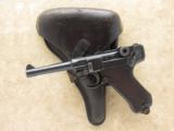 WWI Military DWM 1916 Luger with 1916 Dated Holster, Cal. 9mm - 1 of 15