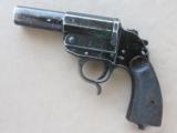 WW2 German Walther "AC41" Model 1928 Flare Pistol for 26.5mm Flares - 19 of 22