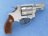 Smith & Wesson Model 36, Nickel Finished, Cal. .38 Special, 1989 Manufacture - 3 of 11