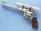 Ruger Super Redhawk with Leupold M8-2X Scope, Cal. .44 Magnum, 9 1/2 Inch Barrel - 1 of 8