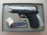 1990 Sig Sauer P226 Nickel Slide 9mm West German
** Minty Unfired in Box! **
SOLD - 1 of 25
