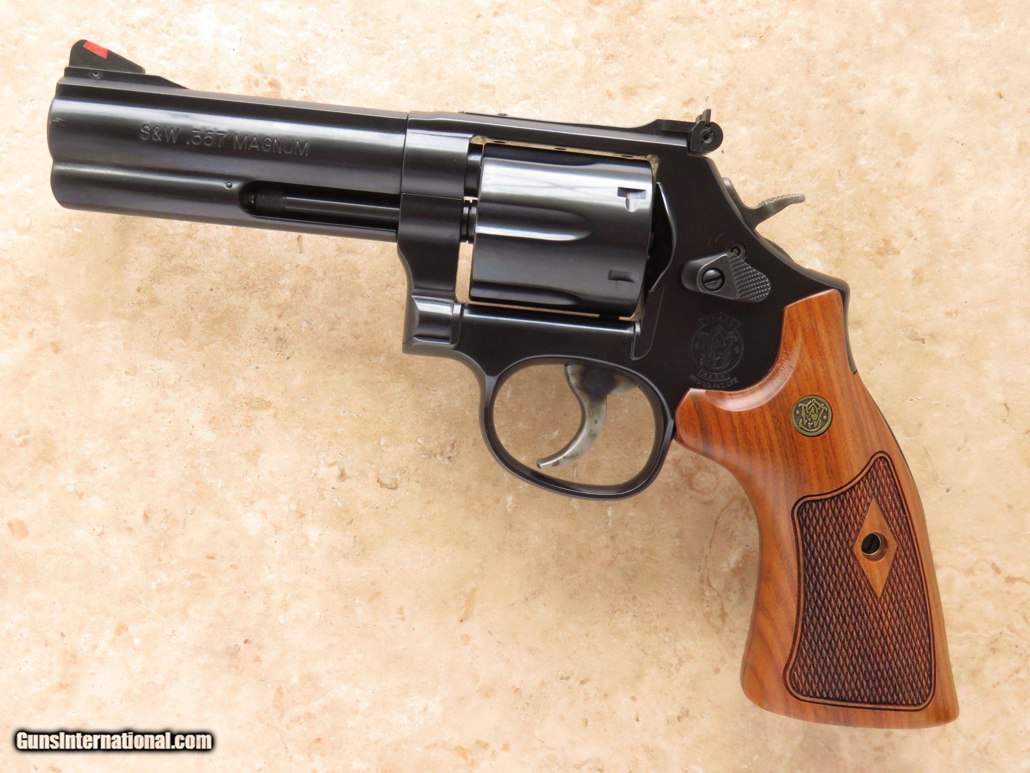 Smith & Wesson Model 586 Classic, Cal. .357 Magnum, 4 Inch Barrel, Blue ...