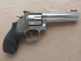 Smith & Wesson Model 686 .357 Magnum Pre-Lock 7-Shot Revolver w/ 5" Barrel, Hi-Viz Sight, Round Butt, & Orig. Box Etc. - 7 of 25
