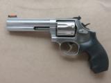 Smith & Wesson Model 686 .357 Magnum Pre-Lock 7-Shot Revolver w/ 5" Barrel, Hi-Viz Sight, Round Butt, & Orig. Box Etc. - 3 of 25