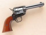 Colt Single Action Frontier Scout (F Suffix), Cal. .22 LR, Blue Finish, 4 3/4 Inch Barrel, 1961 Vintage
SOLD - 1 of 8