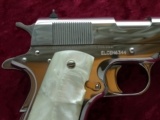 Colt "El Cen" .38 Super 1911 Custom Shop Pistol in Bright Stainless-- Beautiful Pistol!!! - 9 of 25