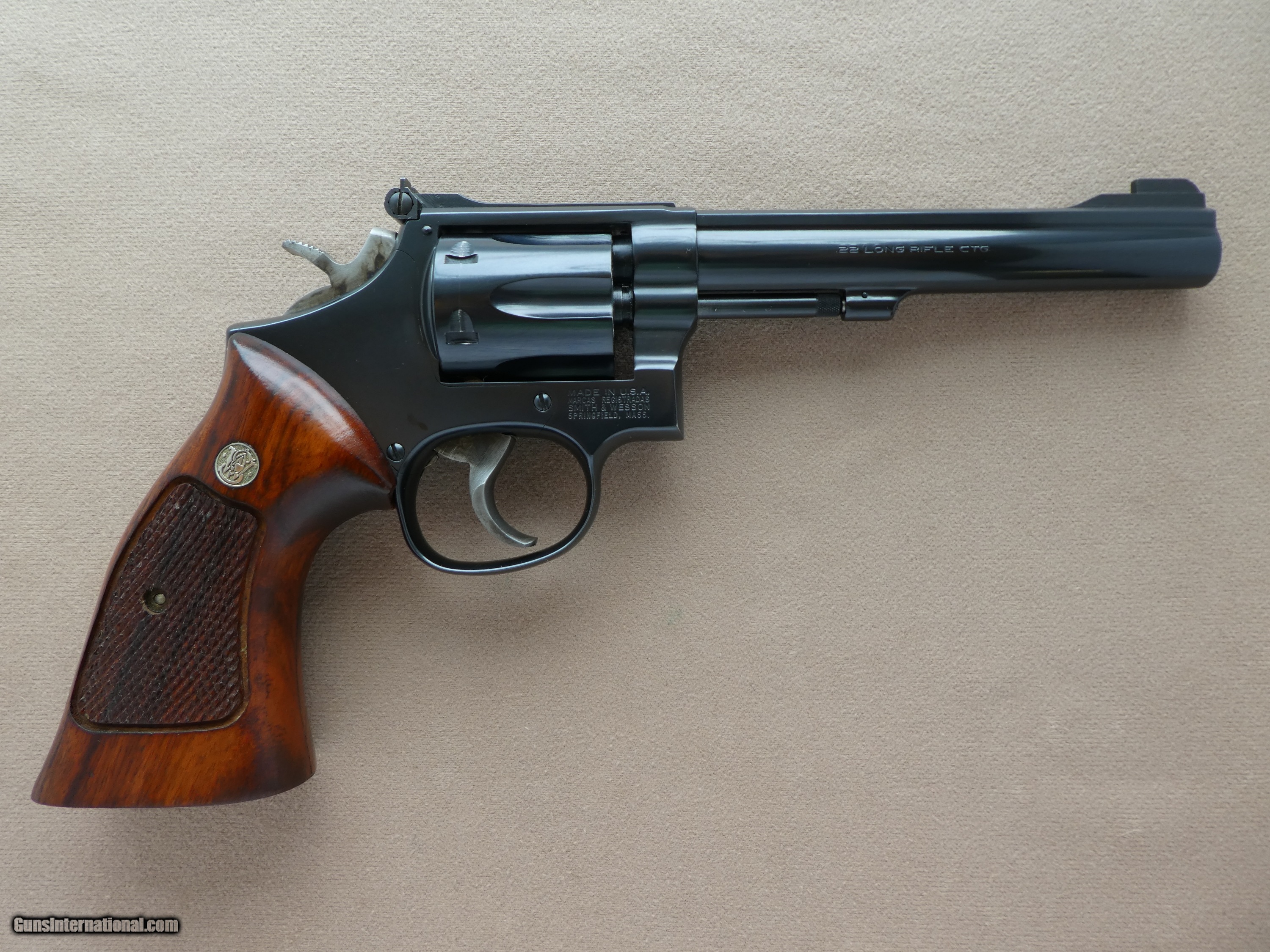 Smith & Wesson Model 17-5 K22 Masterpiece .22 Caliber Revolver ...