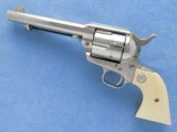 Colt Single Action Army, 1960 Manufacture, Cal. 45 LC, 5 1/2 Inch Barrel, Nickel plated - 2 of 7