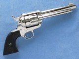 Colt Single Action Army, 3rd Generation, Cal. .45 LC, 5 1/2 Inch Barrel, Full Nickel Finished, New/Unfired - 6 of 7