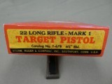 Ruger Mark 1 Target .22 Pistol with Original Box and Shipping Sleeve
** Beautiful MINTY & Like-New Vintage Pistol!! ** - 4 of 25