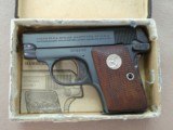 1930 Colt Model 1908 Vest Pocket .25 ACP Pistol w/ Original Box & Owner's Manual
** Spectacular Pistol! ** - 1 of 25