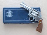 Smith & Wesson Model 67 (no dash) Combat Masterpiece, Cal. .38 Special, Stainless Steel Rear Sight, 1973 Vintage, Box - 1 of 11