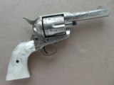 Colt SAA Sheriff's Model Nickel .45 L.C. 4" Barrel
1st Generation **Ben Lane Engraved** - 1 of 24