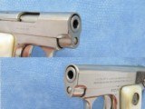 Colt 1908, Nickel with Factory Pearl Grips with Recessed Colt Medallions, Cal. .25 ACP - 6 of 8