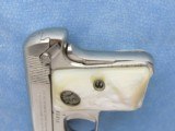 Colt 1908, Nickel with Factory Pearl Grips with Recessed Colt Medallions, Cal. .25 ACP - 4 of 8