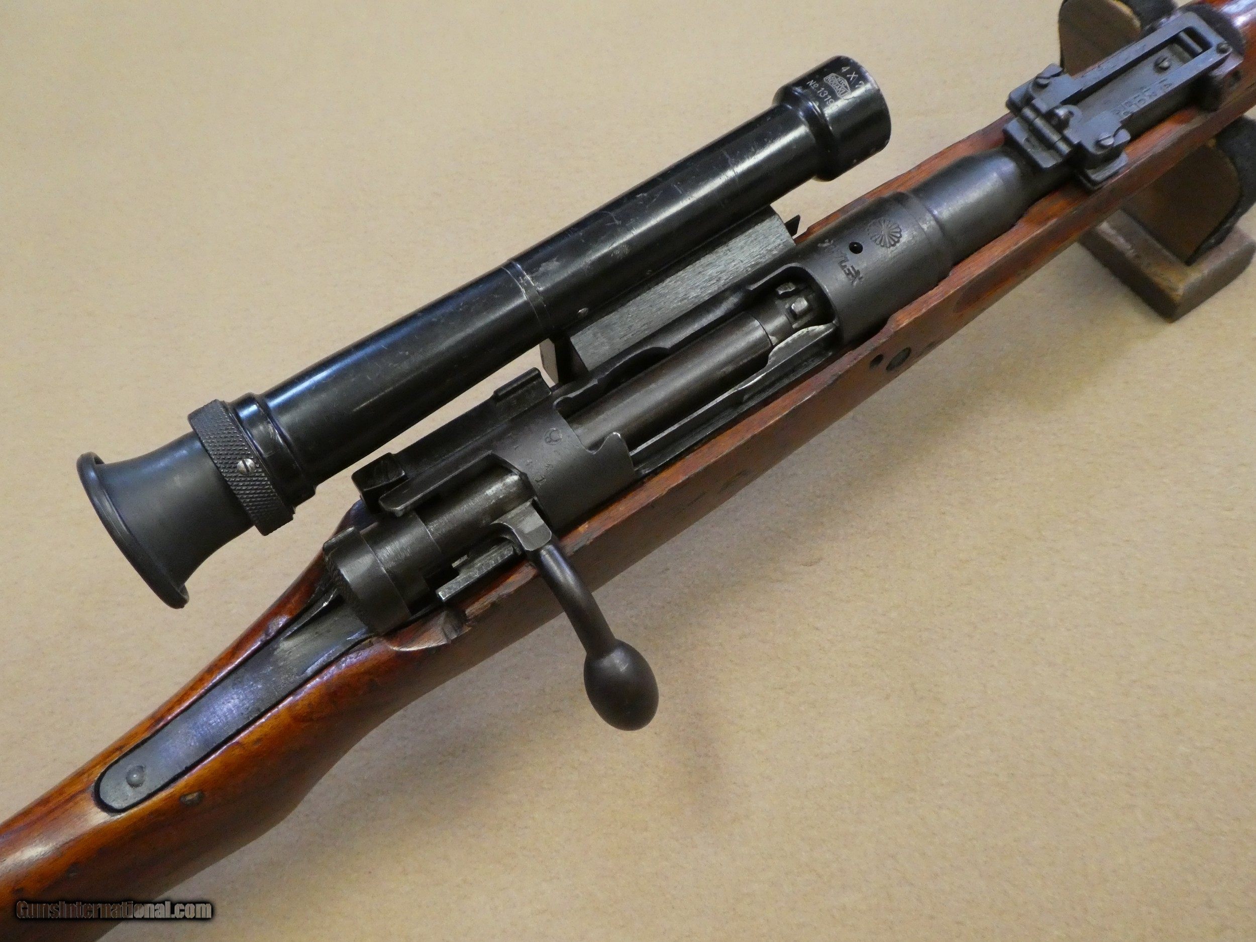 Ww2 Arisaka Type 99 Sniper Rifle In 77 Jap Caliber W Original 4 Power