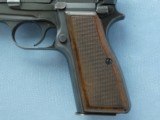 Browning Hi Power P35 9MM W/ Adjustable Sights **Belgium Made in 1981** - 7 of 20