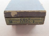 Colt Cobra (First Issue) .38 Special **MFG. 1957** - 4 of 21